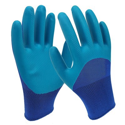 CNMF قفازات أسود زرقاء مشبعة